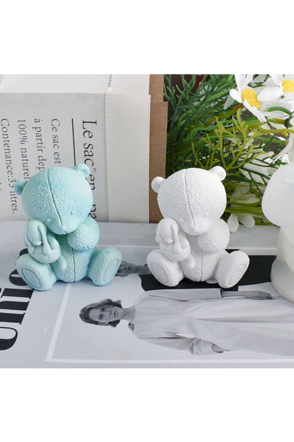 Lisslune | Bear-shaped candle mold