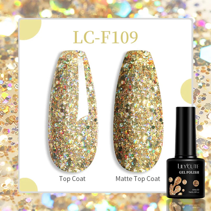 Rynx |7ML Snowlight Cat Magnetic Gel Nail Polish Grow-In-Dark Reflection Glitter Laser Semi-Permanent Soak Off UV Gel Nail Polish