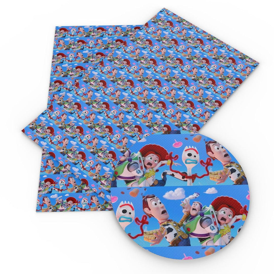Lisslune | Premium Cartoon Theme Synthetic Leather Craft Set with Waterproof PVC - Handicraft Treasures