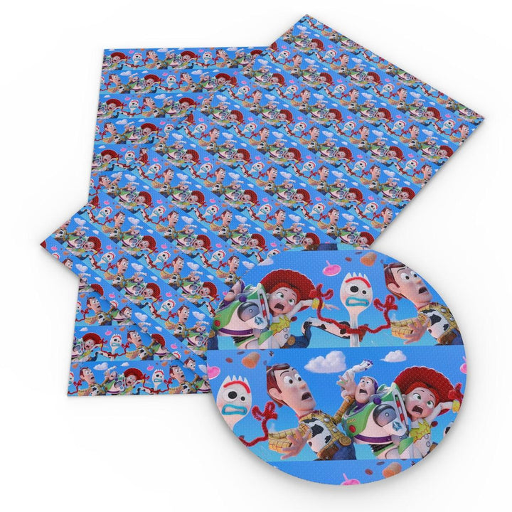 Lisslune | Premium Cartoon Theme Synthetic Leather Craft Set with Waterproof PVC - Handicraft Treasures