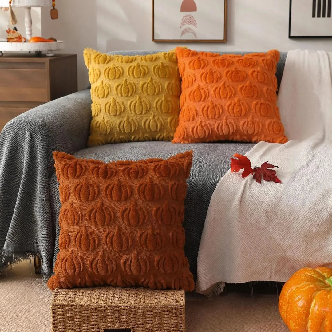 Lisslune | Soft Synthetic Fur Cushion Cover for Fall Decor