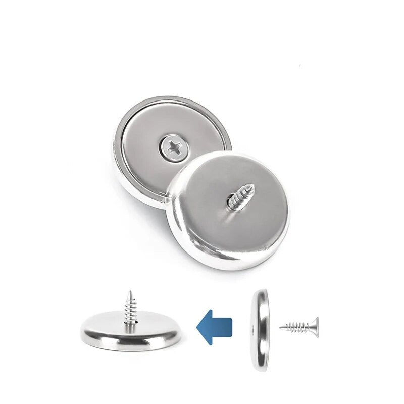 Lisslune | Strong Hold Round Base Mountable Magnet