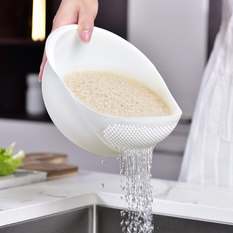 Lisslune | 2in1 Easy Rice Drainer Basket