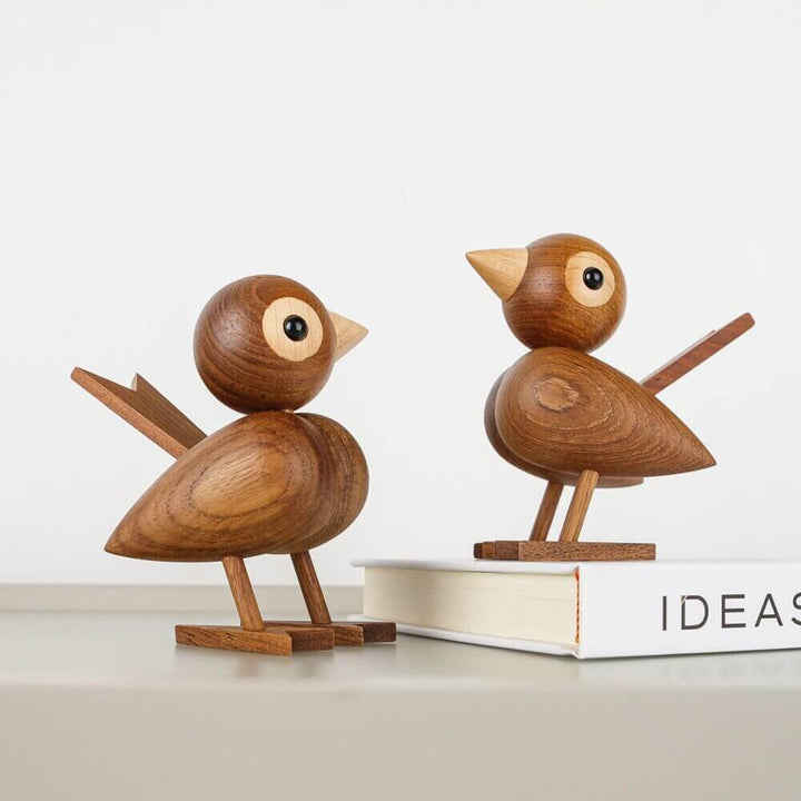 Lisslune | A little bird told me, Nordic wooden ornament