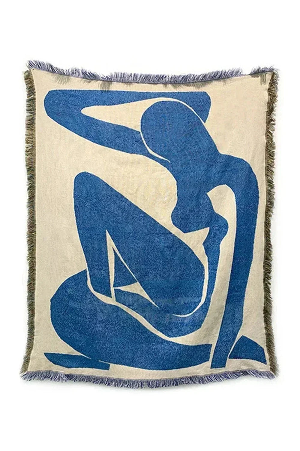 Lisslune | Abstract Blue Muse Blanket