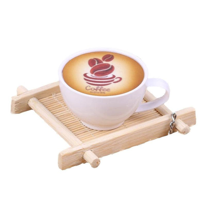 Lisslune | Charming miniature resin coffee and tea cup display model for playful decoration