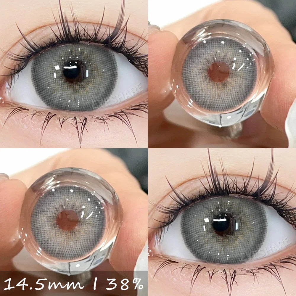 Rynx | 1 Pair Colorful Contact Lenses for Eyes Blue Contact Lenses Natural Gray Pupils Brown Lenses Green Lenses Contact Lenses
