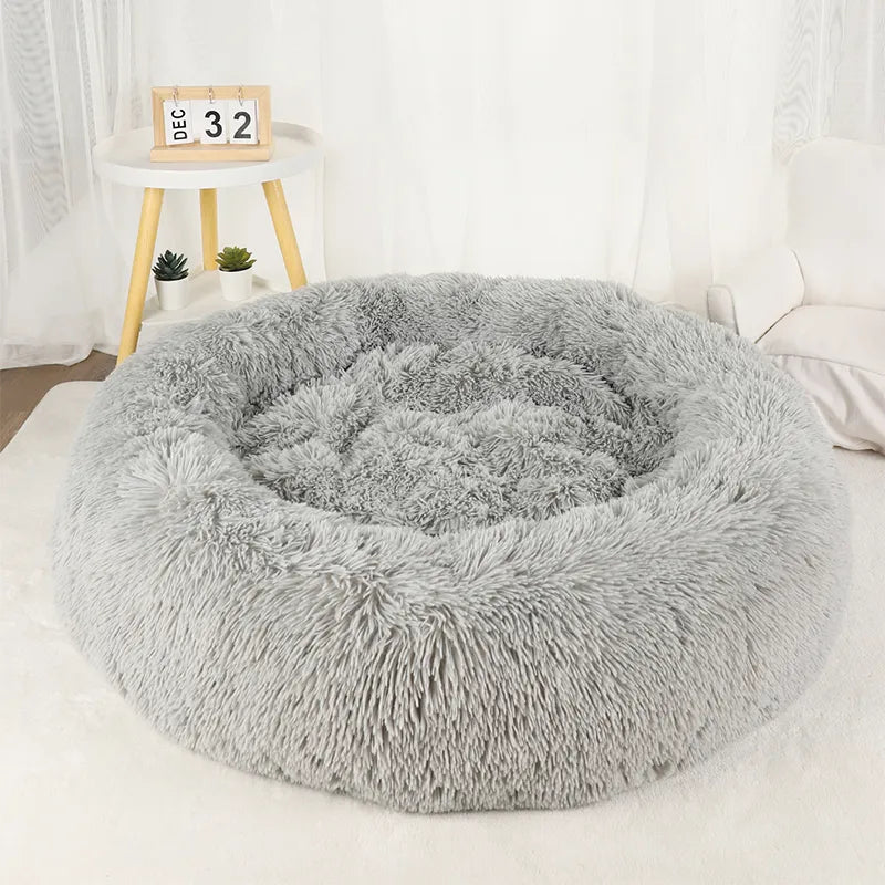 Lisslune | Calming Comfort Pet Bed | Breathable Plush Material