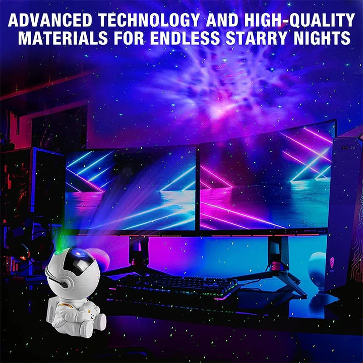Lisslune | Astronaut LED Projector, Galaxy, Stars, Sky