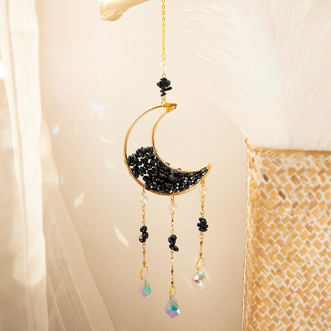 Lisslune | Crystal Sun Catcher Moon Decor