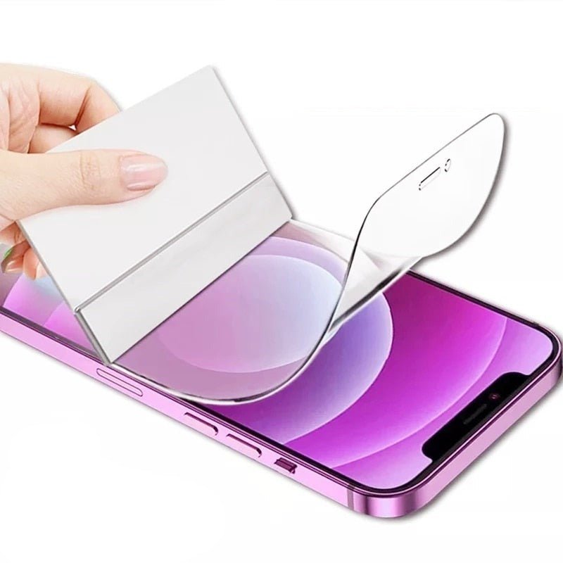 Lisslune | Self-adhesive Hydrogel Display Protector for Apple iPhone (4 pieces)