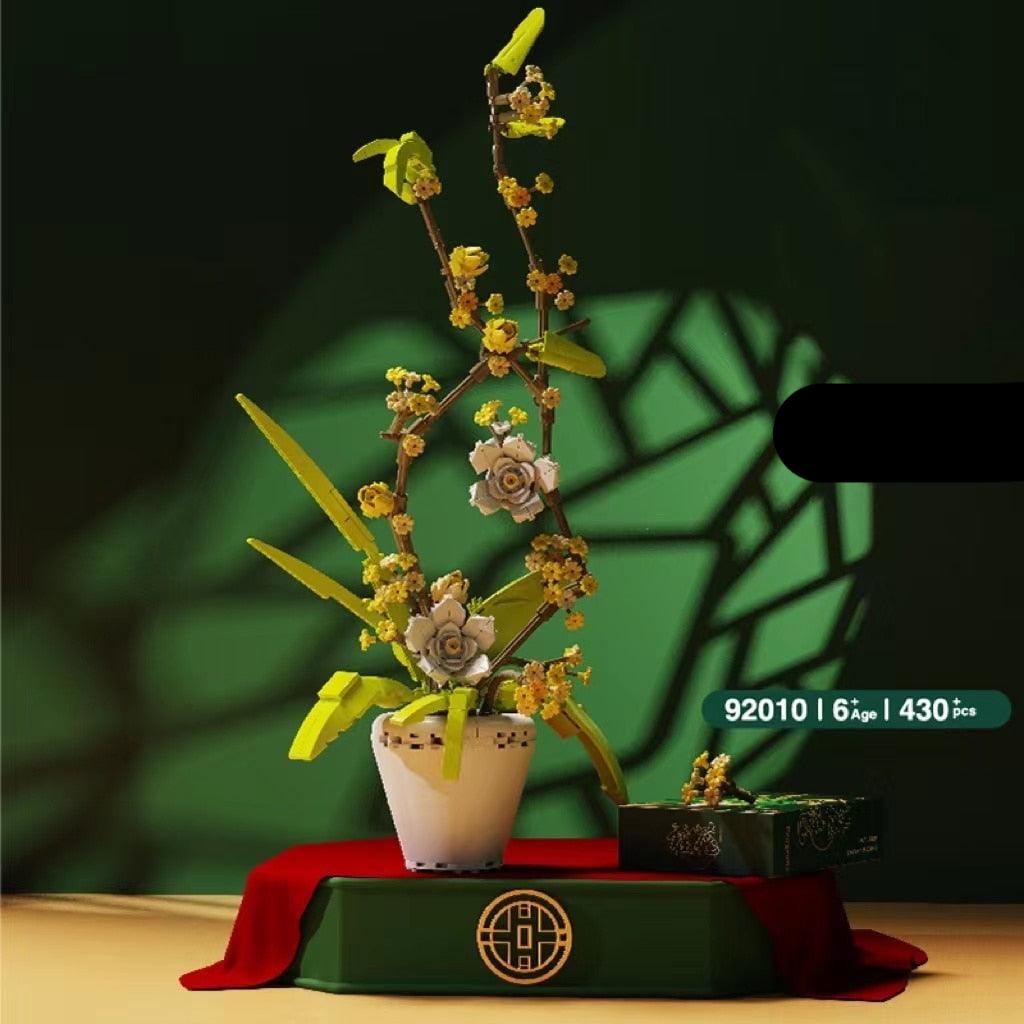 Lisslune | Creative Osmanthus Fragrans Orchid Flower Arrangement Kit for All Ages