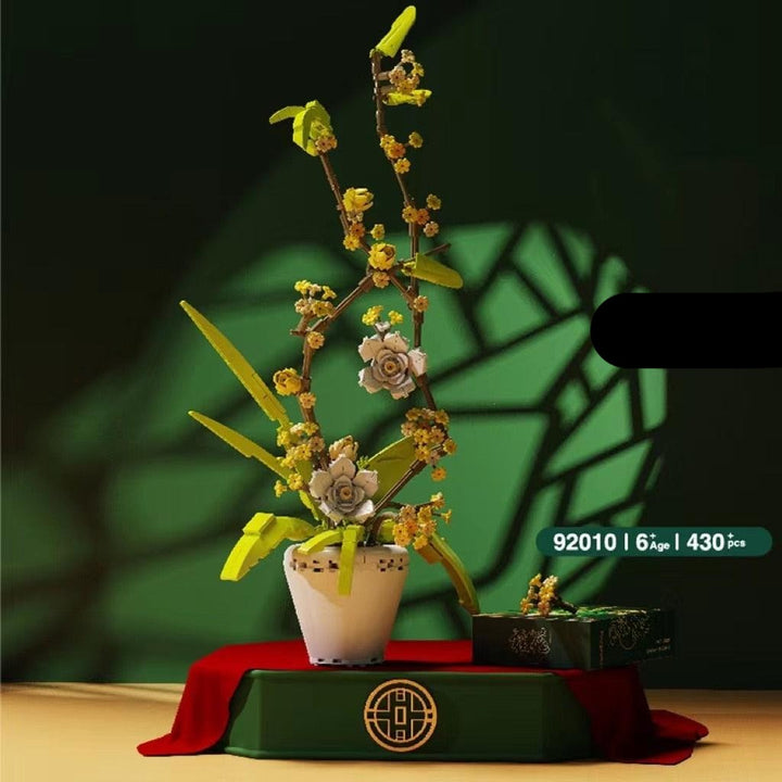 Lisslune | Creative Osmanthus Fragrans Orchid Flower Arrangement Kit for All Ages