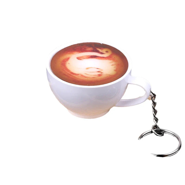 Lisslune | Charming miniature resin coffee and tea cup display model for playful decoration