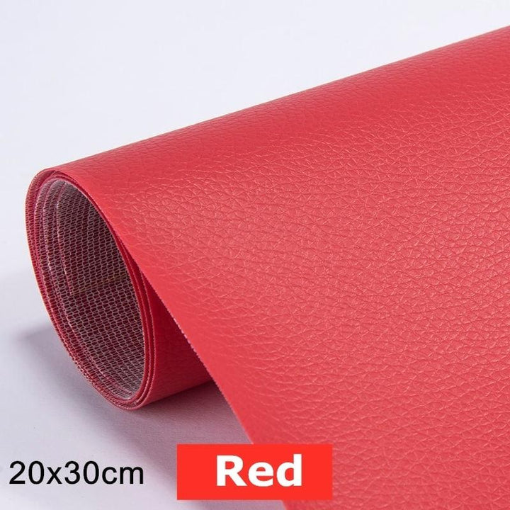 Lisslune | Jumbo XL Luxe Litchi Leather Repair Stickers - Stylish Solutions for Elegant Furniture Repairs