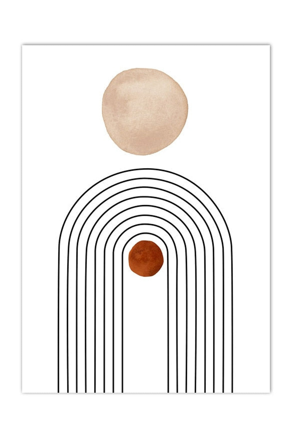 Lisslune | Academy Abstract Landscape Canvas