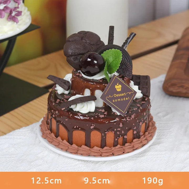 Lisslune | Realistic Synthetic Fruit Cake Model for Home Decor and Photography - 1 pc. FCYY-MIX2