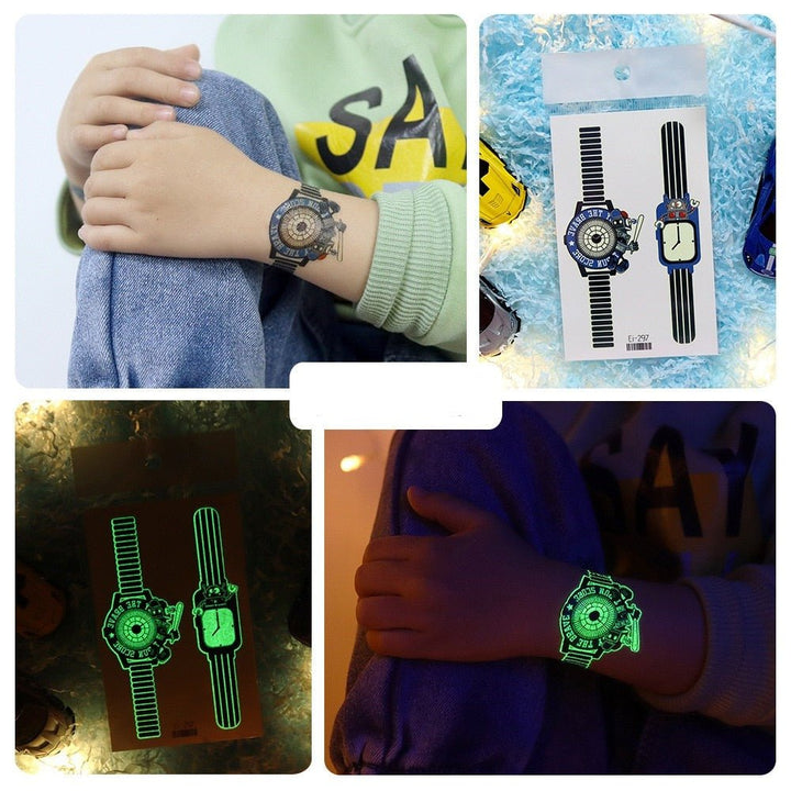 Lisslune | Luminous, washable watch tattoo stickers