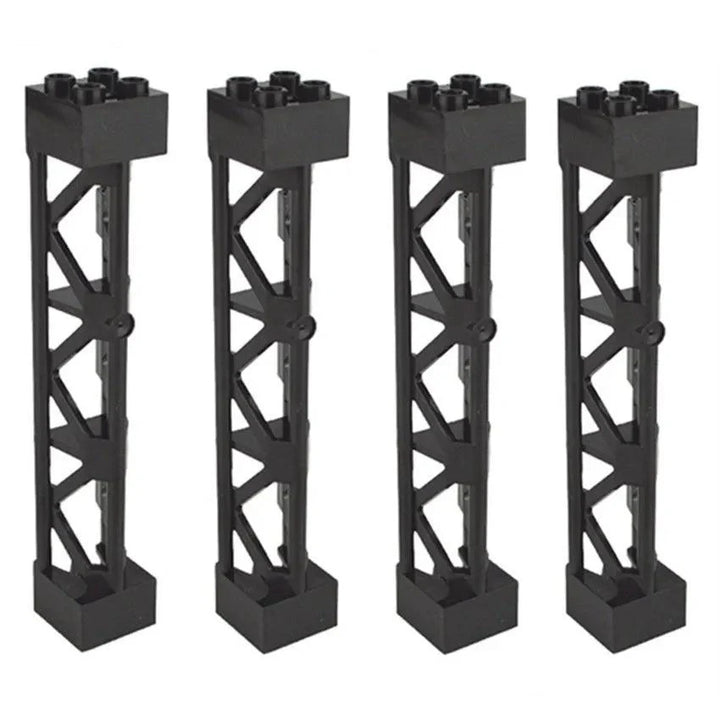 Lisslune | Military Adventure Building Block Set - 4-piece Creative Construction Kit for Children