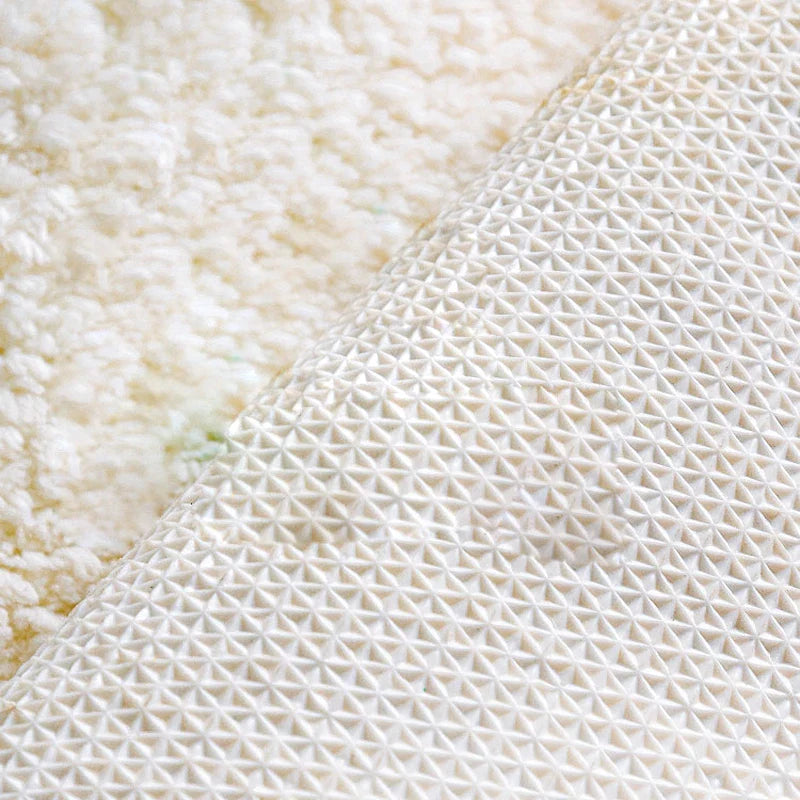 Rynx | Tufting Chips Bath Mat Soft Fluffy Cartoon Food Bathroom Bathtub Edge Flock Carpet Mat Non-slip Carpet Home Room Dormitory Kids Room Decor