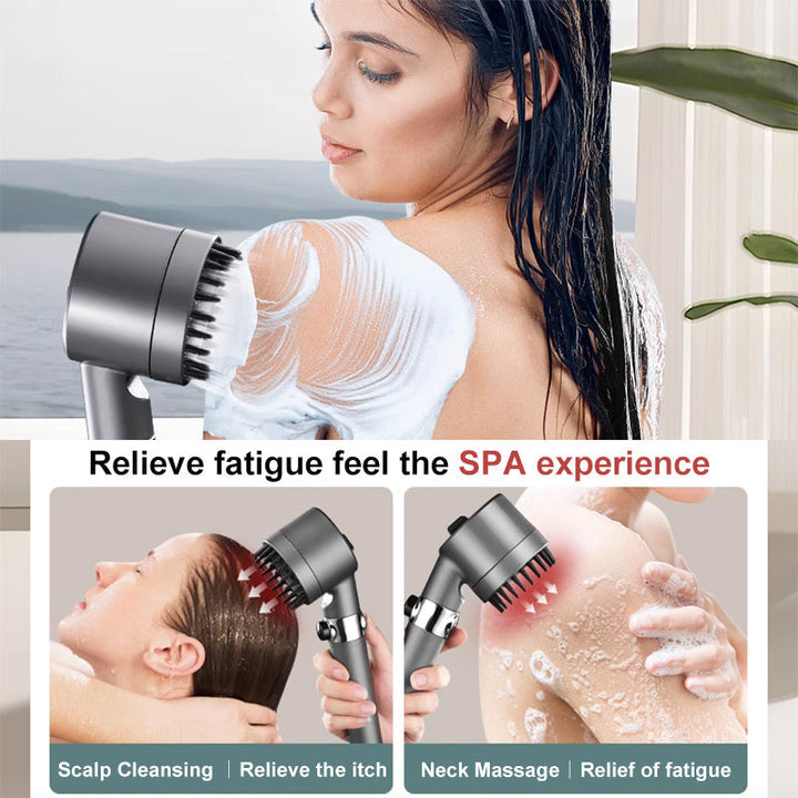Lisslune | PowerFlow™ High Pressure Showerhead | Powerful Showerhead for Maximum Water Pressure