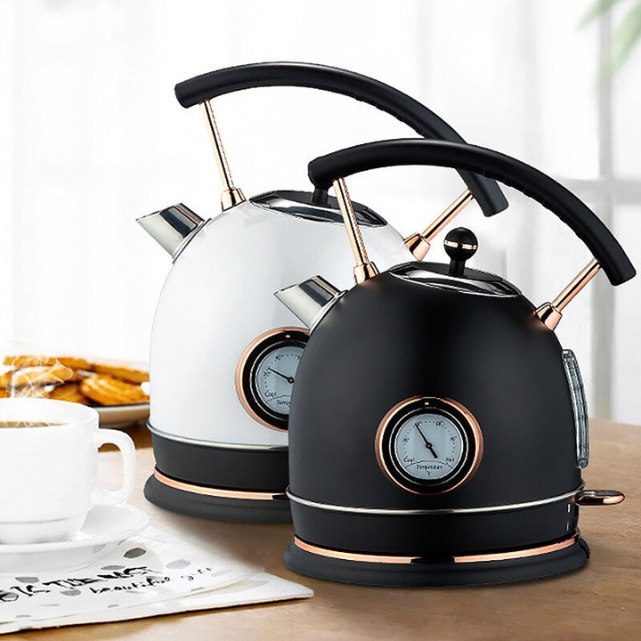 Lisslune | Electric Thermometer Automatic Vintage Style Kettle