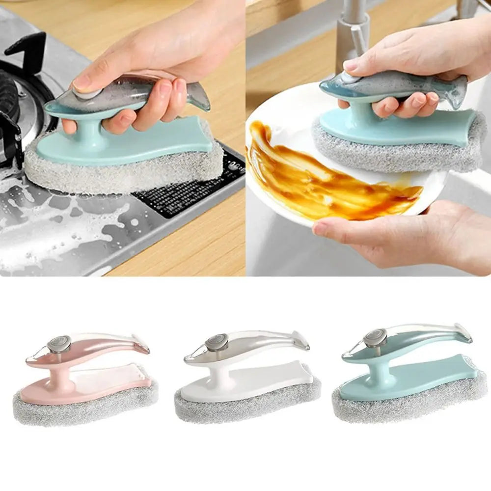 Lisslune | Soap Dispenser Dolphin-Shaped Kitchen Brush