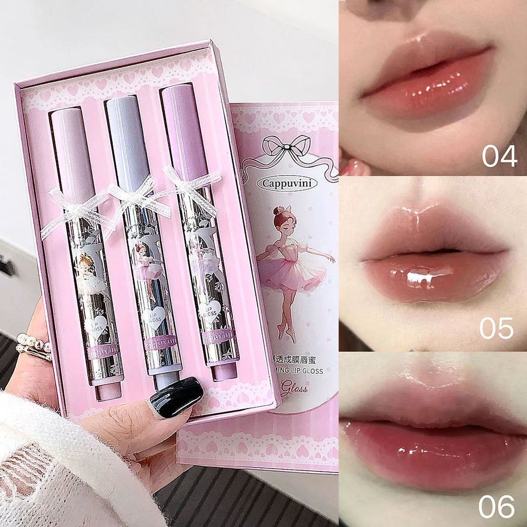 Rynx | Ballet Girls Membrane Lip Gloss Long-lasting Non-smudging Hydrating Water-glow Finish Suitable for All-day Use