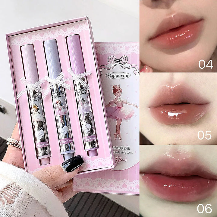 Rynx | Ballet Girls Membrane Lip Gloss Long-lasting Non-smudging Hydrating Water-glow Finish Suitable for All-day Use