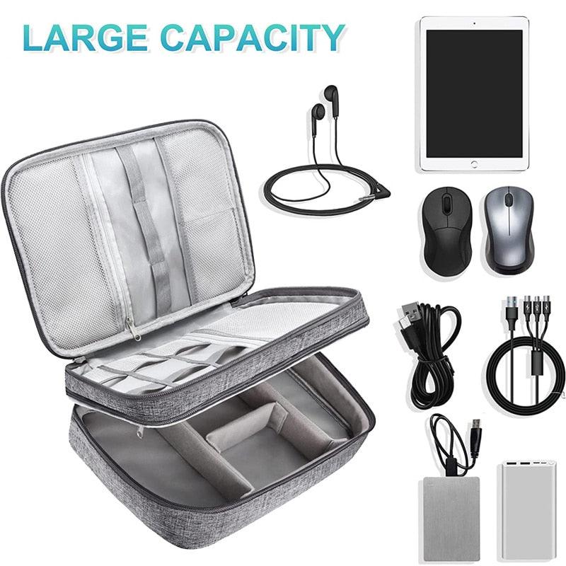 Lisslune | Ultimate Travel Tech Gear Organizer: Waterproof Protection for your Electronics
