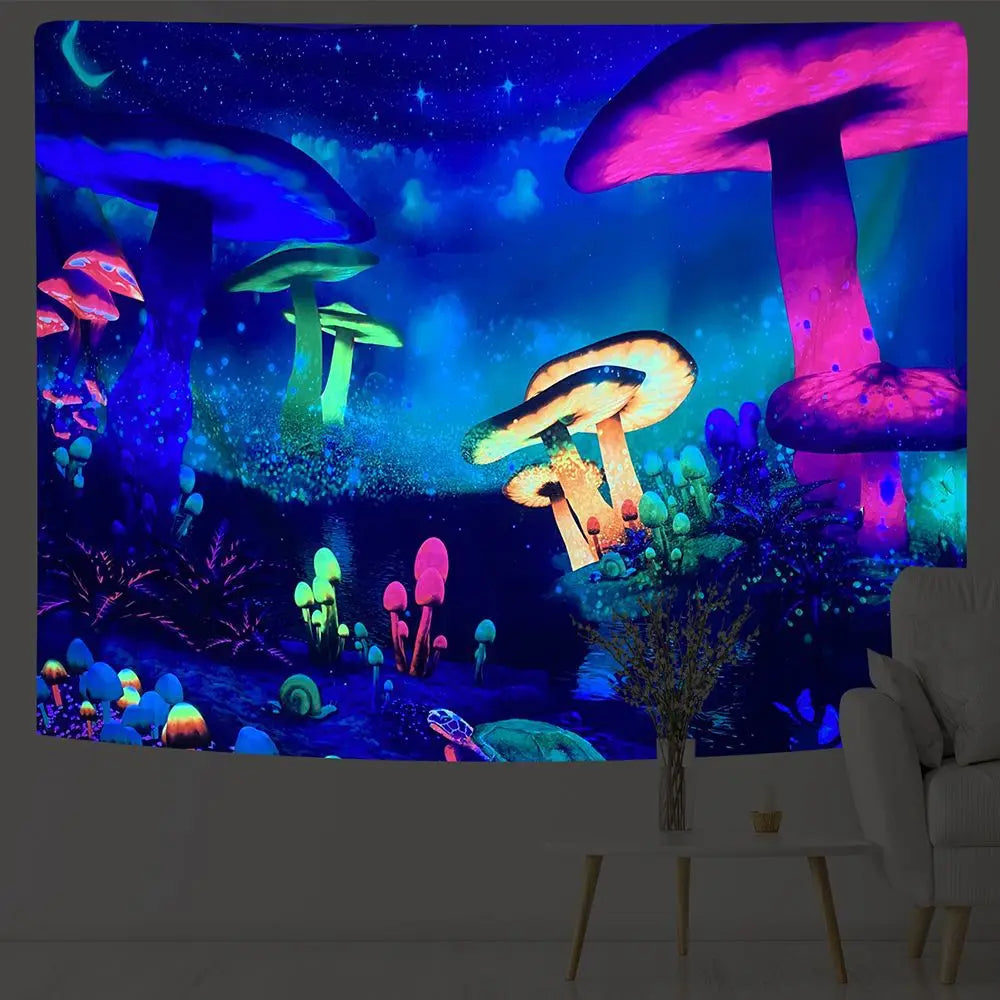 Lisslune | Mushroom Glow Wall Carpet