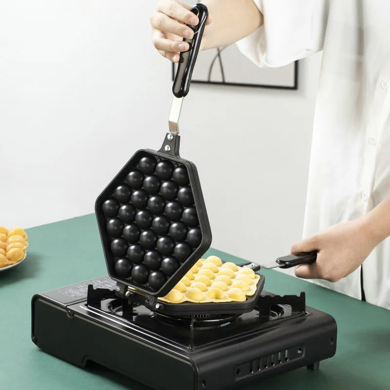 Lisslune | Non-Stick Bubble Egg Waffle Maker Pan