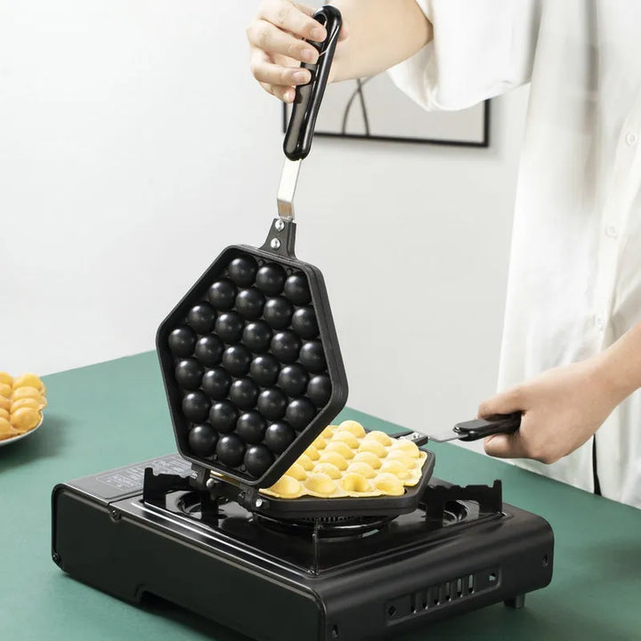Lisslune | Non-Stick Bubble Egg Waffle Maker Pan