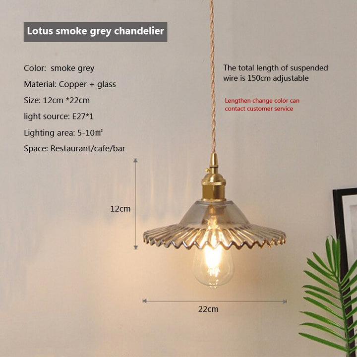 Lisslune | Nordic Brilliance Transparent Glass Pendant Lamp