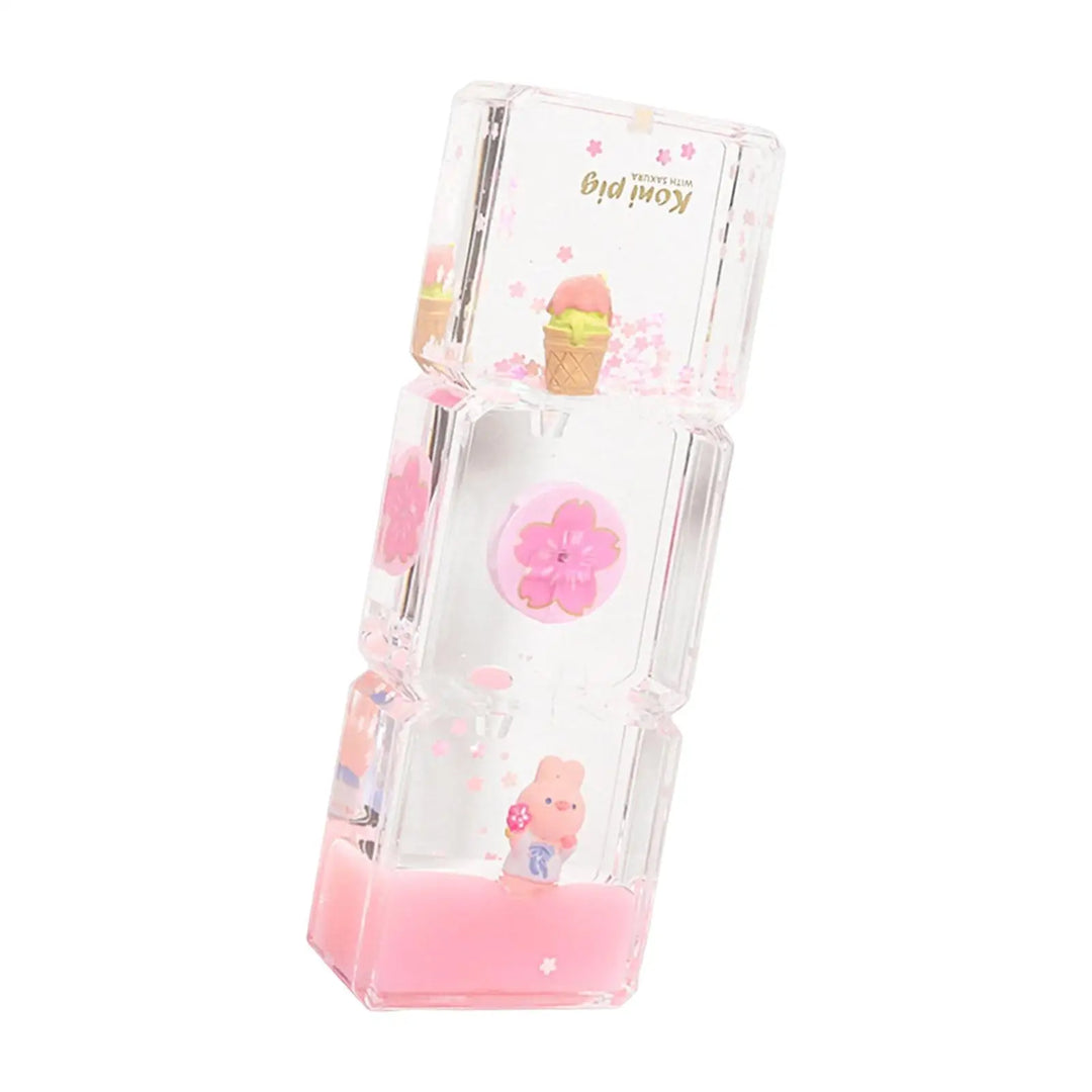 Lisslune | Floral Fantasy Liquid Cartoon Motion Hourglass