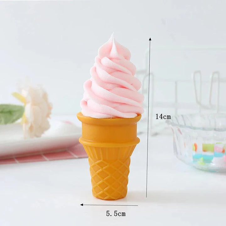 Lisslune | lifelike decorative ice cream cone model for photography and shop displays