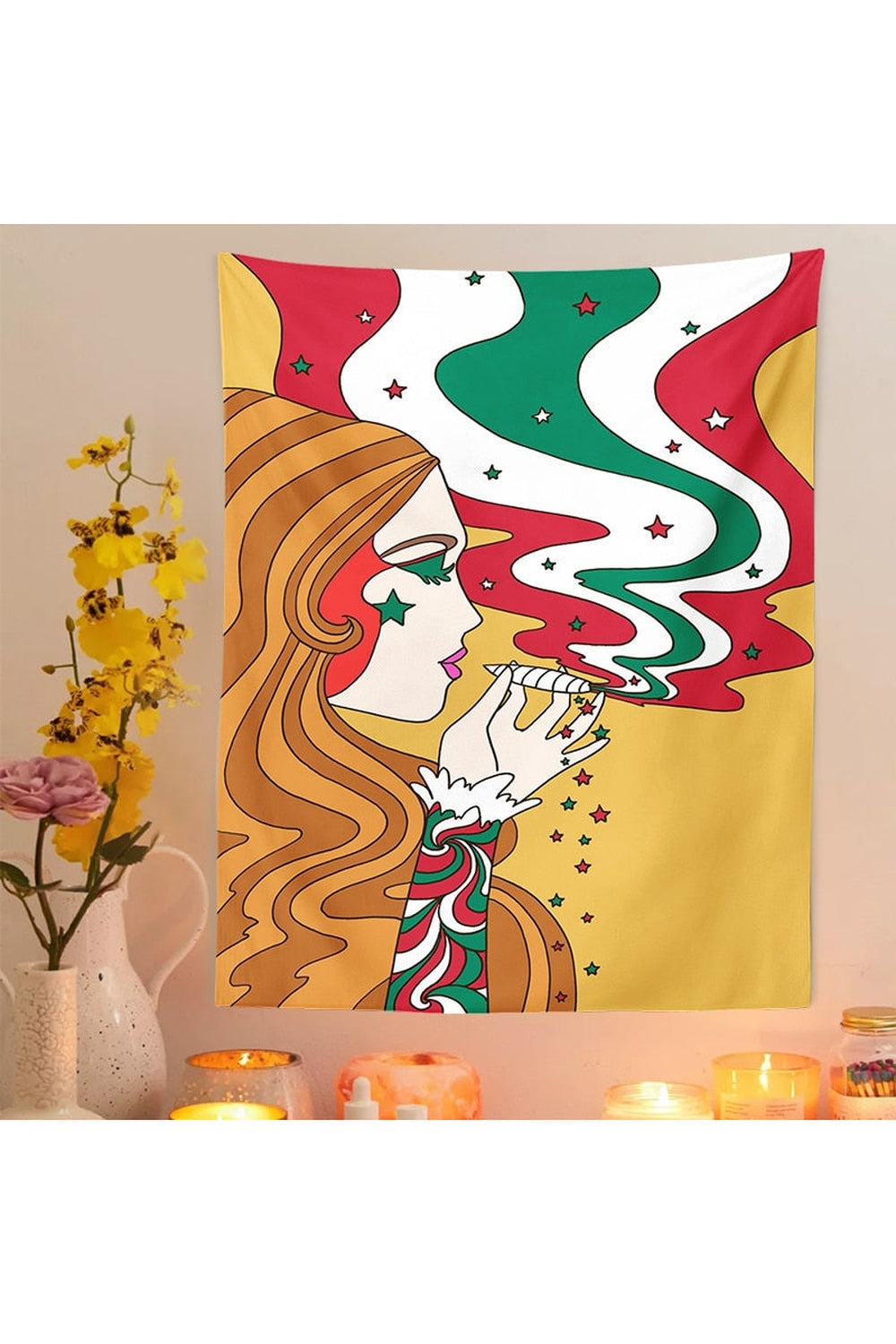 Lisslune | Trippy Girl Tapestry