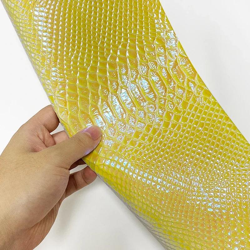 Lisslune | Iridescent Dragon Scale Leather for enchanting DIY creations