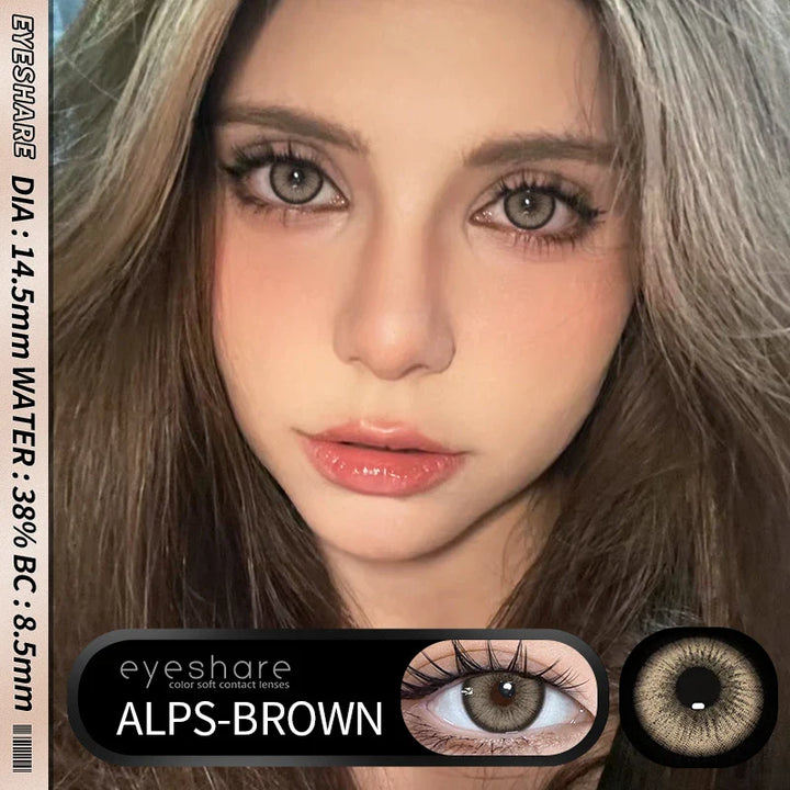 Rynx | 1 pair natural color contact lenses for eyes blue eye colors brown lens gray eye lenses annual green eye contact lens