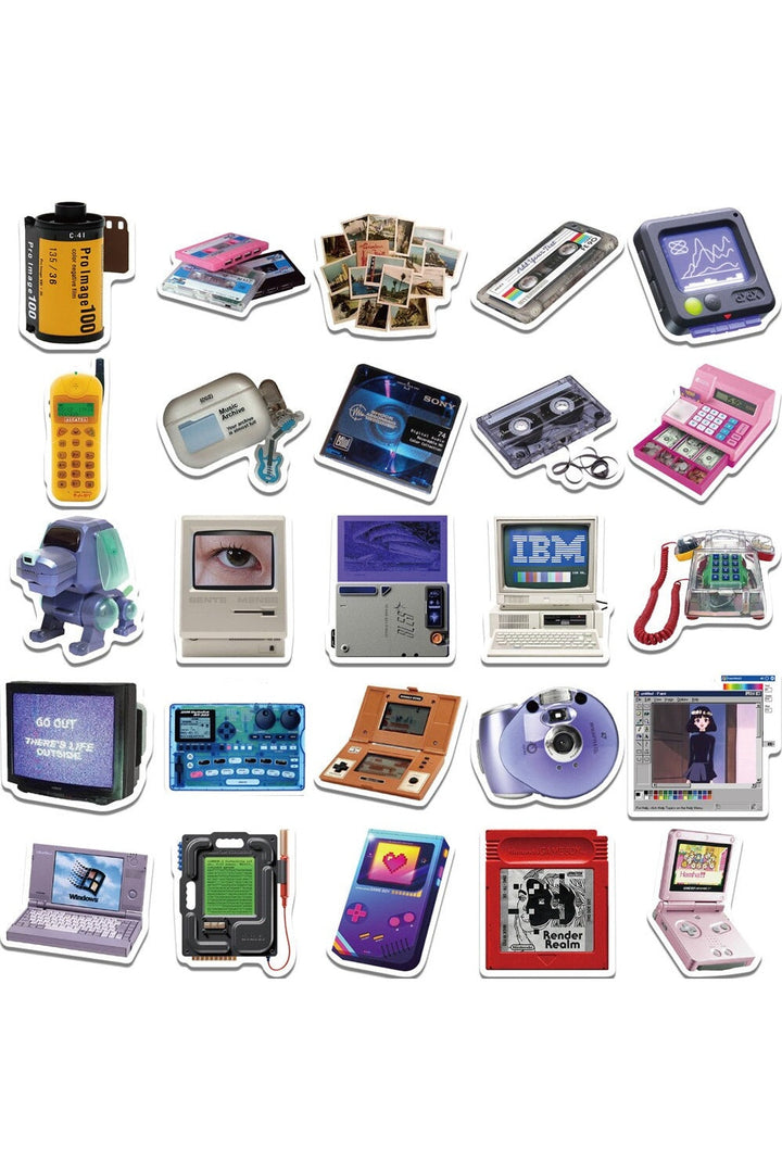 Lisslune | Game Console Sticker Set