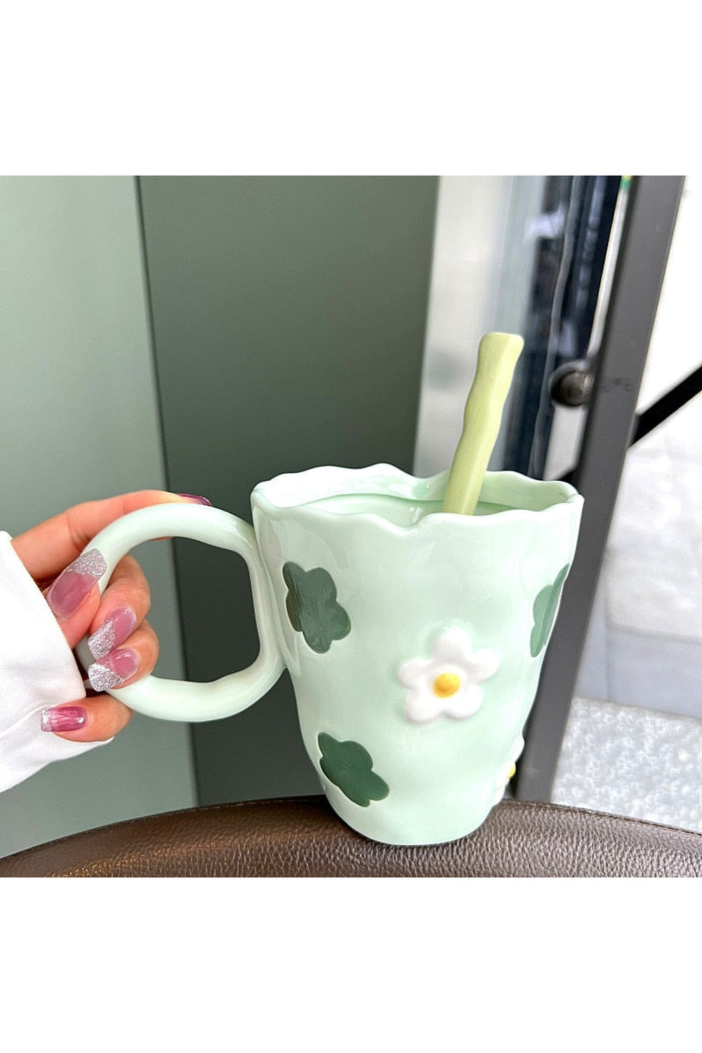 Lisslune | floral coffee cup