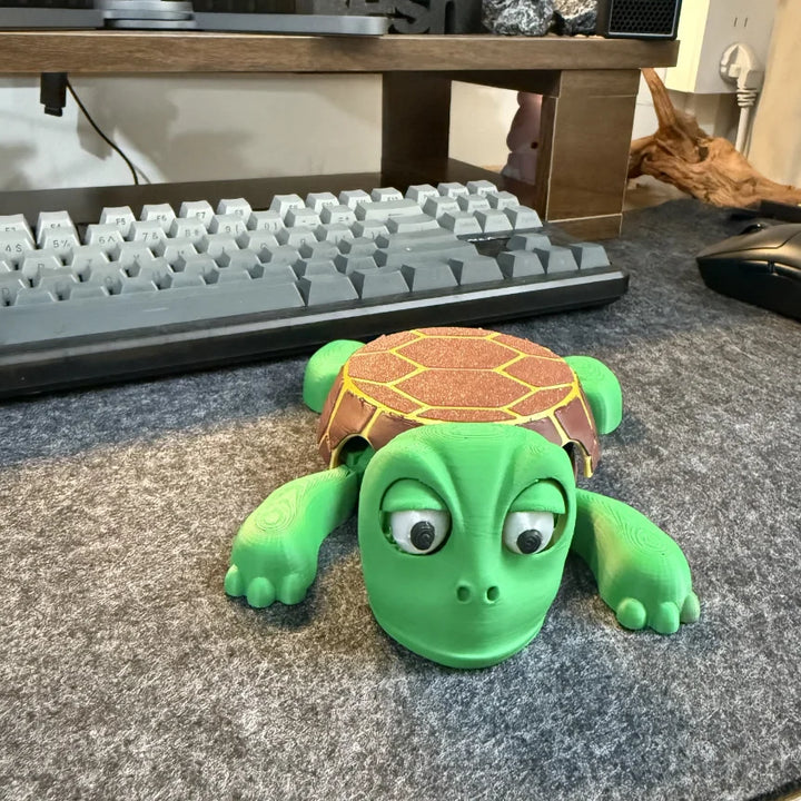 Rynx | Panicured Turtle Coaster 3D-printed Cup Mat Insulation Pad Home Office Decorative Coaster Cup Holder with Funny Expression