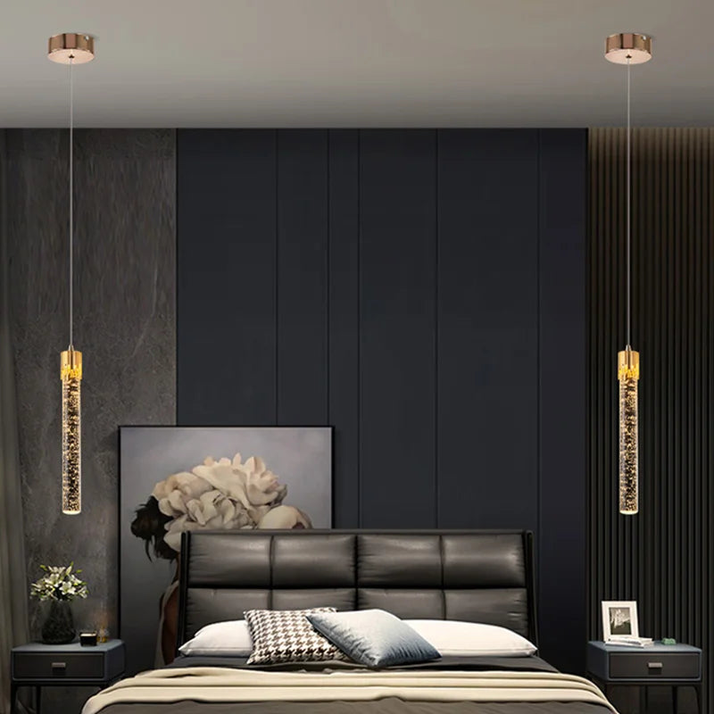 Lisslune | Chandelier with crystal pendants