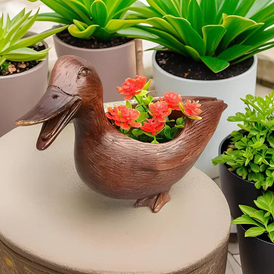 Lisslune | DucklingBloom – Funny duck-shaped plant pot