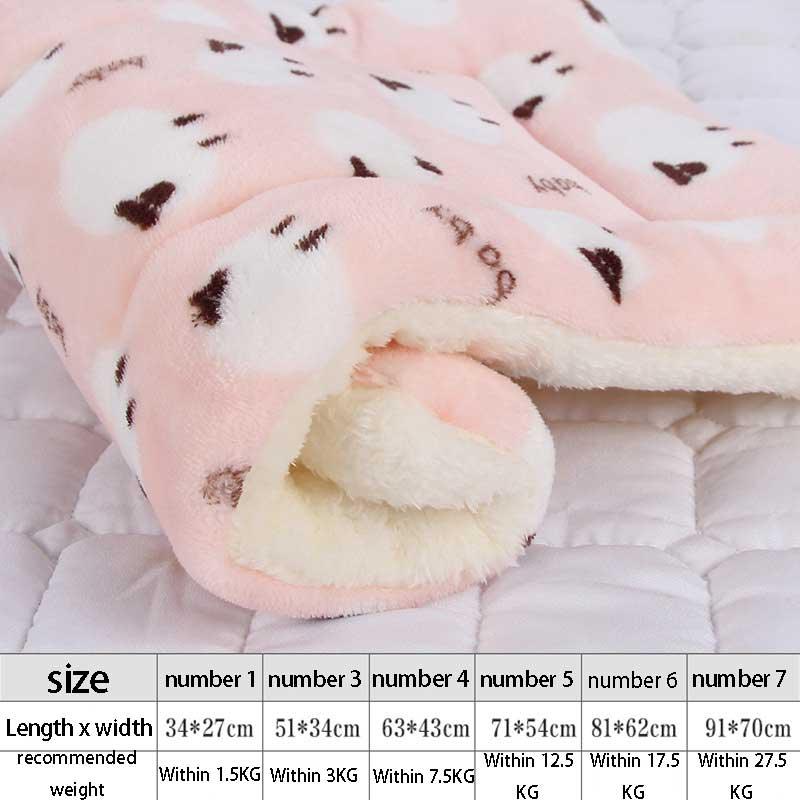 Lisslune | Plush Flannel Pet Bed for Ultimate Comfort for Dogs and Cats