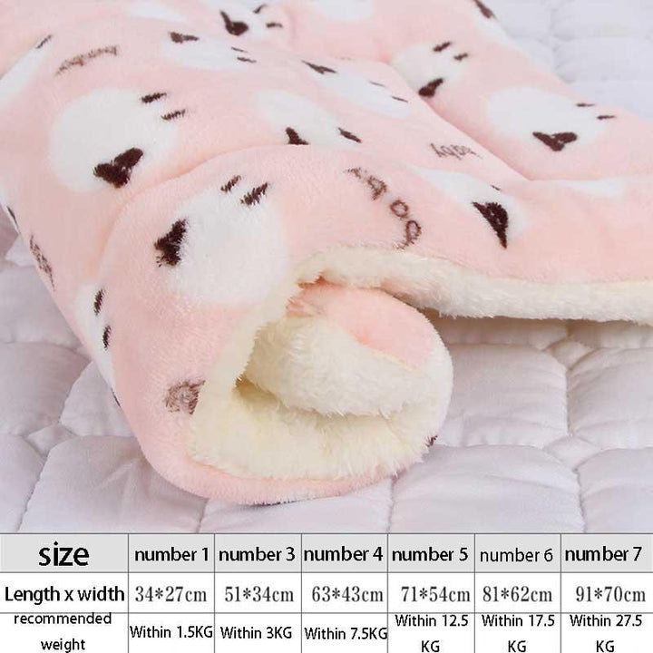 Lisslune | Plush Flannel Pet Bed for Ultimate Comfort for Dogs and Cats