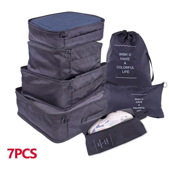 Lisslune | Travel Smart: versatile 8/6/1-piece organizer set for effortless packing