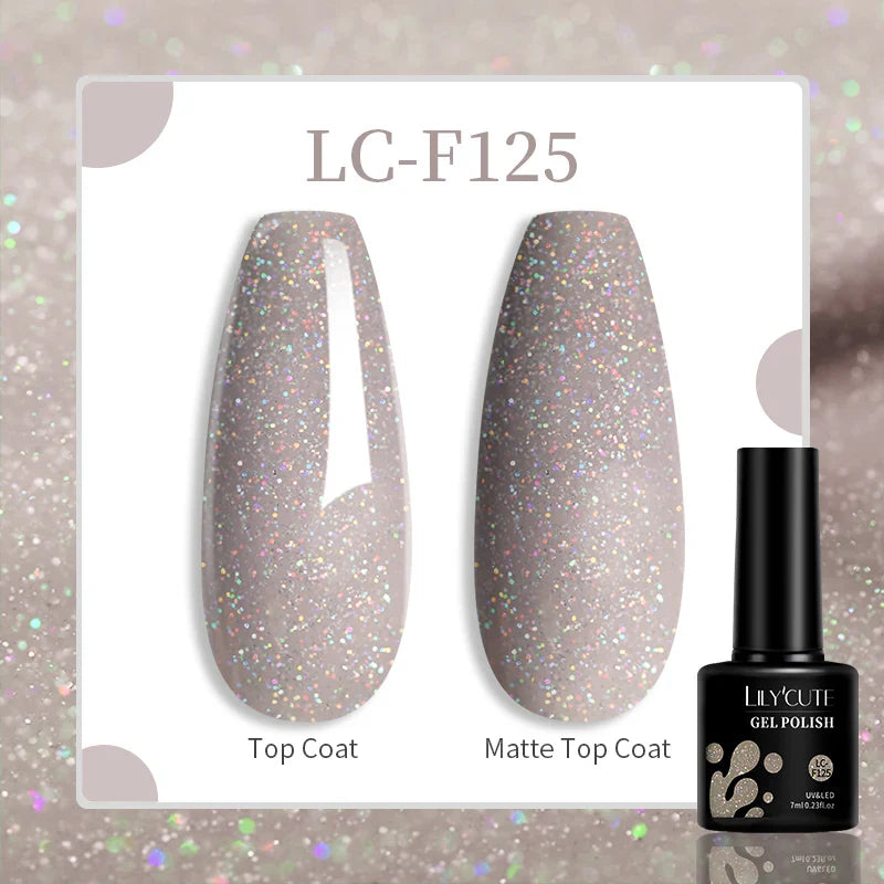 Rynx |7ML Snowlight Cat Magnetic Gel Nail Polish Grow-In-Dark Reflection Glitter Laser Semi-Permanent Soak Off UV Gel Nail Polish