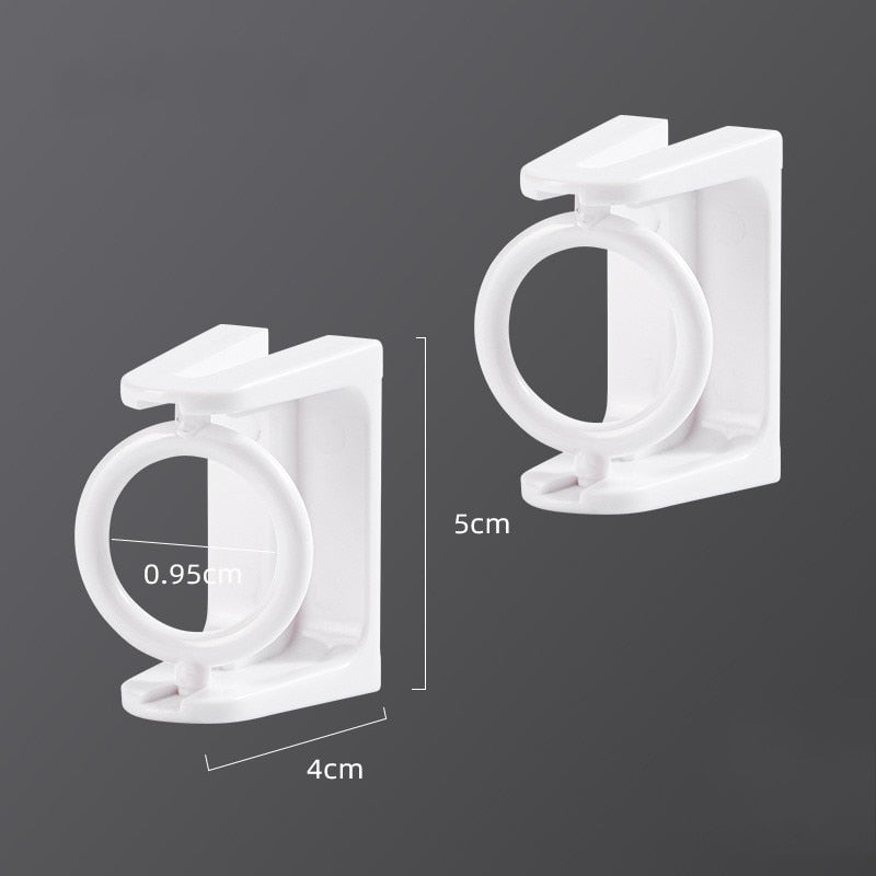 Lisslune | Punch-Free Handy Hook Adjustable Rod Holder