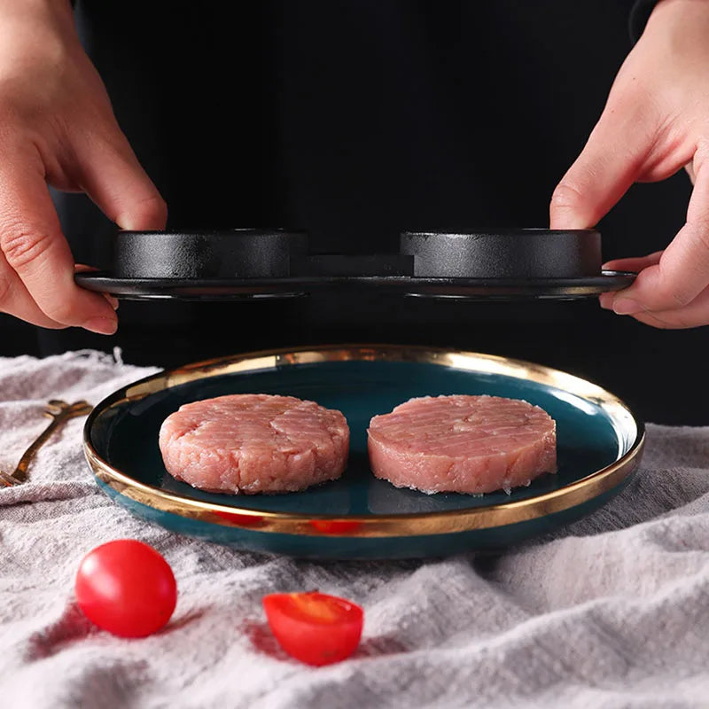 Lisslune | Ultimate Double Grid Burger Rice Ball Molding Gadget